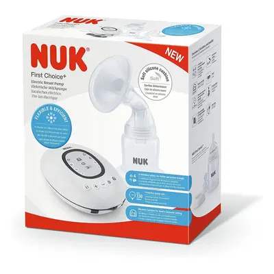 NUK First Choice+ Electric Breast Pump with LED Display, Programmable with Memory Function, Incl