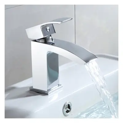 Tesa Bathroom Basin Mono Mixer Tap & Waste Chrome