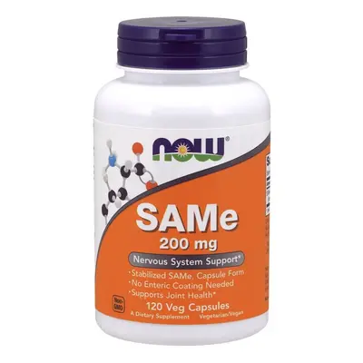 NOW Foods SAMe | Supports Nervous System & Joint Health | 200mg Veg Capsules