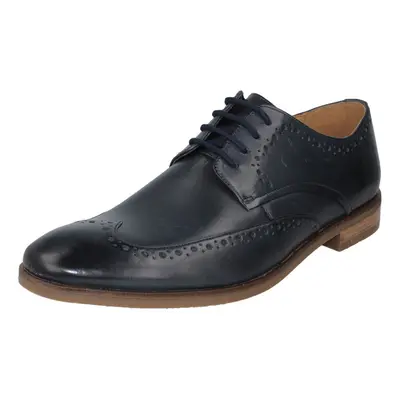 (Navy, UK 7.5) Mens Clarks Smart Lace Up Shoes Stanford Walk - G Fit