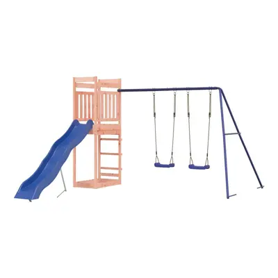 (solid douglas wood) vidaXL Outdoor Playset Garden Playhouse Play Tower Set Impregnated Wood Pin