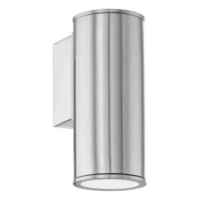 IP44 Outdoor Wall Light Stainless Steel x 3W GU10 Bulb Porch Down Lamp