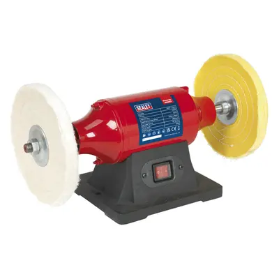 200mm Bench Mounted Buffer & Polisher - 550W Motor - Fine & Coarse Wheels