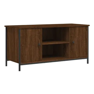 (brown oak) vidaXL TV Cabinet TV Unit Sideboard Media Unit Side Cabinet Engineered Wood