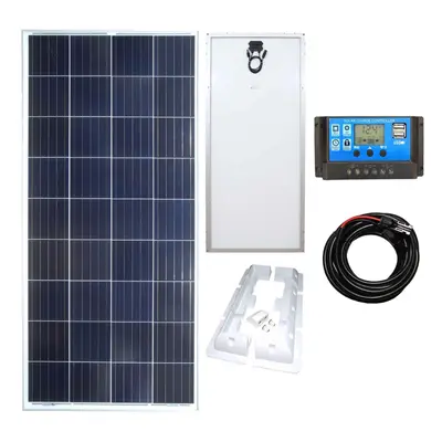 Poly 100W Solar Panel (rigid) Kit