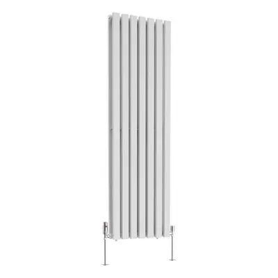 (1600 x 480mm Double) NRG Horizontal Vertical Designer D-shape Radiator Single Double Panel Bath