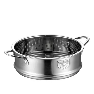 (16cm) Stainless Steel Steamer Cookware Kitchen Cooking Pot Steam Cooker 16/18CM