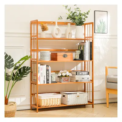 (4 Tier) Freestanding Bamboo Bookshelf Book Rack Organizer