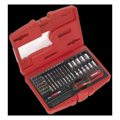 Fine Tooth Ratchet Screwdriver & Accessory Set 51pc