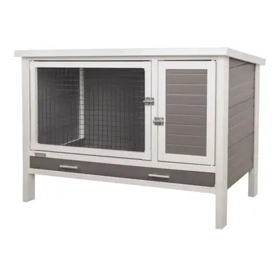 Kerbl ECO Rabbit Pen Samy Plastic Grey and White Rodent Habitat Hutch Cage