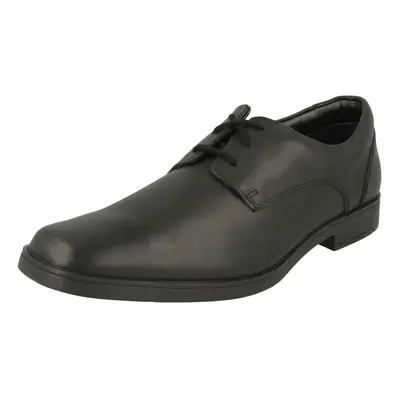 (Black, UK 3.5 Child) Boys Clarks Lace Up Formal Shoes Scala Edge Y