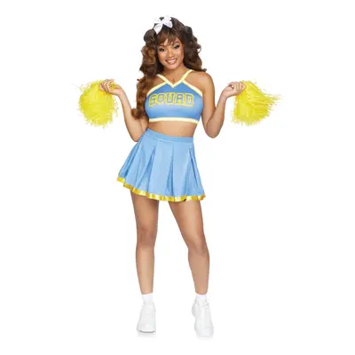 (L (44-46)) Luxury sky blue cheerleader costume for women