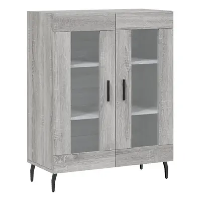 vidaXL Sideboard Storage Side Cabinet Cupboard Grey Sonoma Engineered Wood