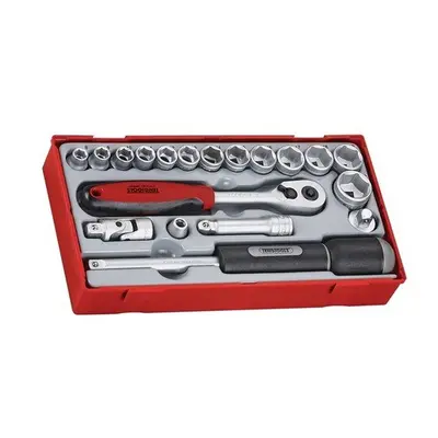 Teng TT3819 TT3819 Piece Reg Metric Socket Set 3/8in Drive