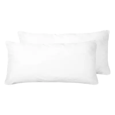 Set of Pillows ERRIGAL Microfibre High x cm White