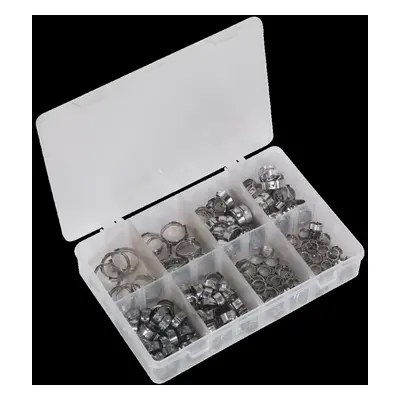 O-Clip Single Ear Assortment 160pc Stainless Steel