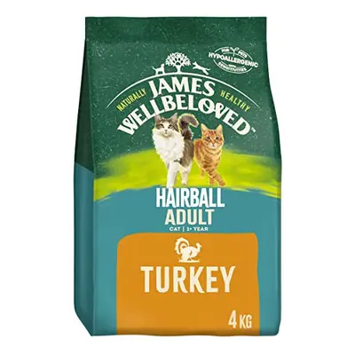 James Wellbeloved Hairball Adult Turkey kg Bag, Hypoallergenic Dry Cat Food