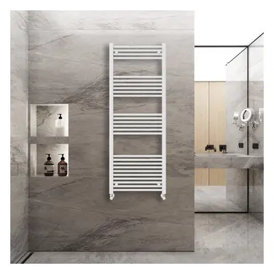 (1600x600mm) Warmehaus Straight Heated Towel Rail Central Heating for Bathroom Kitchen Radiator 