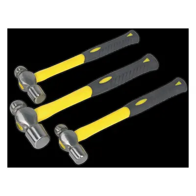 Ball Pein Hammer Set 3pc with Fibreglass Shafts