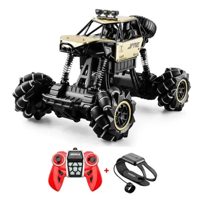 (Gold) 4WD 2.4GHz Off-Road RC Crawler Stunt Car