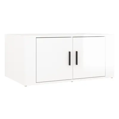 (high gloss white) vidaXL Coffee Table Engineered Wood Home Side Accent End Table Multi Colours