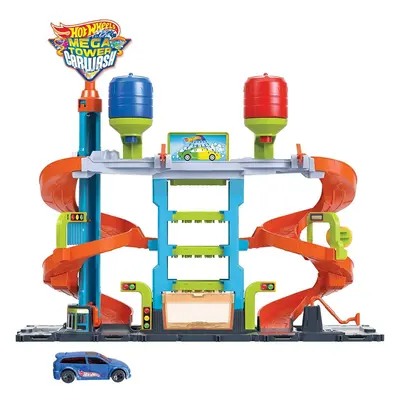 Hot Wheels City Mega Car Wash Play Set