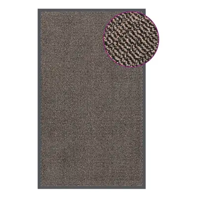 vidaXL Doormat Tufted Dark Brown Home Decor Hallway Front Door Welcome Mat