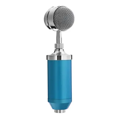 (Blue) Studio Recording Condenser Microphone Metal Shock Mount for ASMR