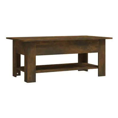 (smoked oak) vidaXL Coffee Table Couch Table Hall End Center Accent Table Engineered Wood