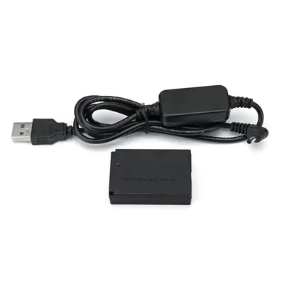 5V USB Cable DC 8.4V Power Bank+DR-E DC Coupler LP-E12 Dummy Battery for Canon EOS EOS M2 M10 M5