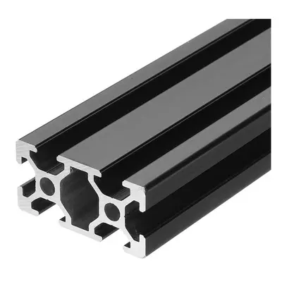 1000mm Length Black Anodized T-Slot Aluminum Profiles Extrusion Frame for CNC