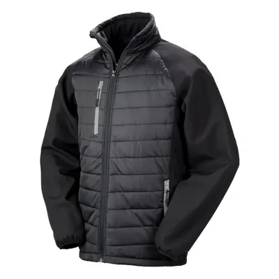 (M, Black/Grey) Result Womens/Ladies Compass Soft Shell Jacket