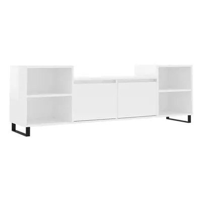 (high gloss white) vidaXL TV Cabinet TV Unit Sideboard TV Stand Media Cabinet Engineered Wood