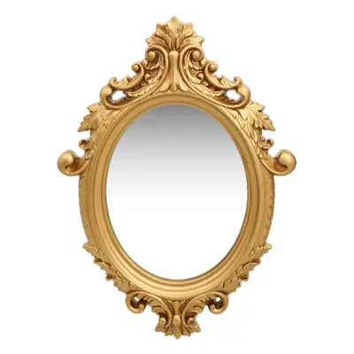 vidaXL Wall Mirror Castle Style 56x76 cm Gold