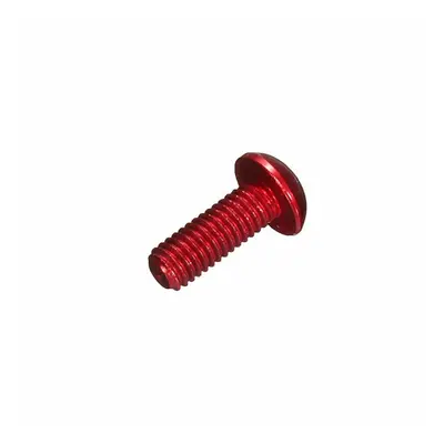 (Red) 50Pcs M38mm Hex Socket Screws Round Head Cap Screw Aluminum Alloy