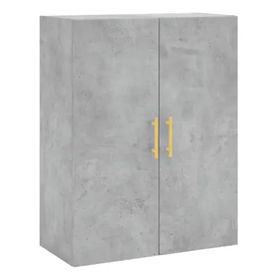 (concrete grey) vidaXL Wall Mounted Cabinet Storage Cabinet Side Cabinet White Engineered Wood