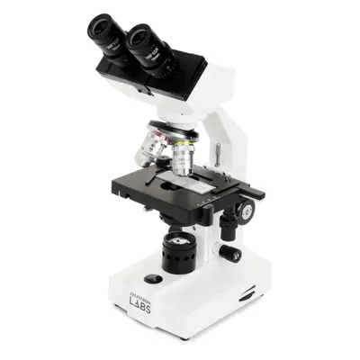 CELESTRON LABS CB2000CF Compound Binocular Microscope with 4.3 x 4.7" Mechanical Stage