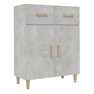 (concrete grey) vidaXL Sideboard Engineered Wood Console Cabinet Home Organiser Multi Colours