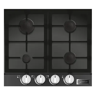 Kaiser Avantgarde Pro Turbo Burner Gas Hob - Black Glass