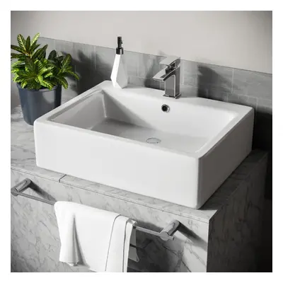 Lomond Rectangle mm Large Counter Top or Wall Hung Basin