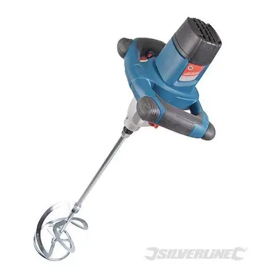 Silverline Silverstorm 1220w Plaster Mixer 140mm 1220w - 1220w plaster mixer silverstorm 140mm s