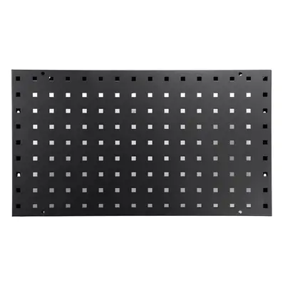 (Grey) 600x350MM Metal Pegboard Panels Hardware Tools Hanging Board Storage Organizer