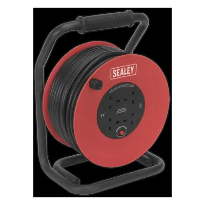 Cable Reel 50m x 230V 2.5mm² Heavy-Duty Thermal Trip