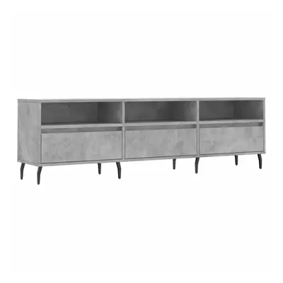 vidaXL TV Cabinet TV Unit Media Cabinet TV Stand Concrete Grey Engineered Wood