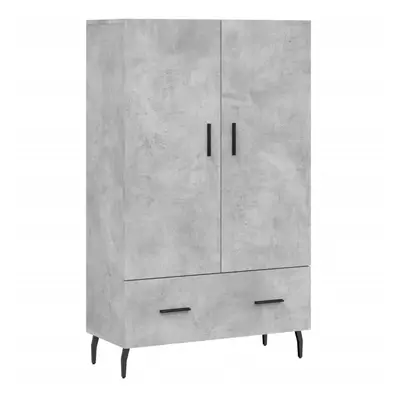 (concrete grey) vidaXL Highboard Sideboard Cupboard Side Cabinet Grey Sonoma Engineered Wood