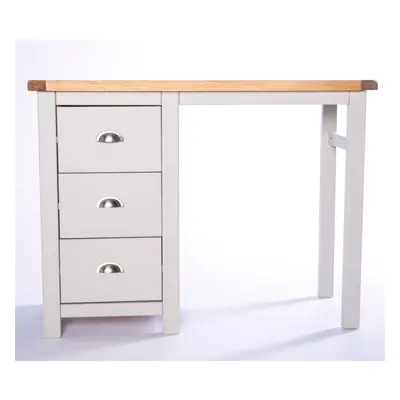 Dressing Table Drawer Light Grey Bedroom Furniture Makeup Desk Wood Organiser