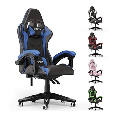 bigzzia Gaming Chair Office Chair Desk Chair Swivel Heavy Duty Chair Ergonomic Design with Cushi