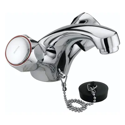 Bristan VAC BASNW C MT Club Mono Basin Mixer without Waste and Metal Heads - Chrome Plated