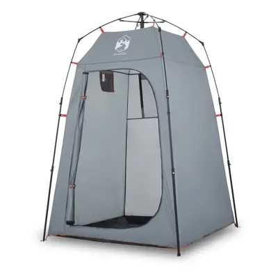 (grey) vidaXL Privacy Tent Toilet Tent Changing Shower Tent Quick Release Waterproof