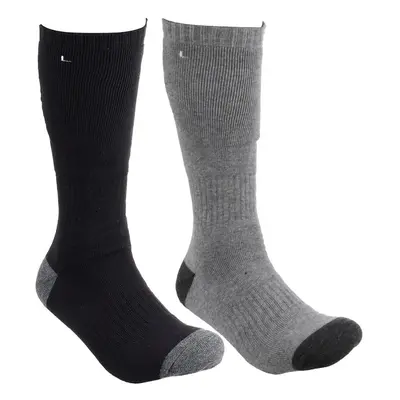 (Black, Long) Thicken Electric Heated Socks Foot Warmer For Women Men Winter Outdoor Skiing